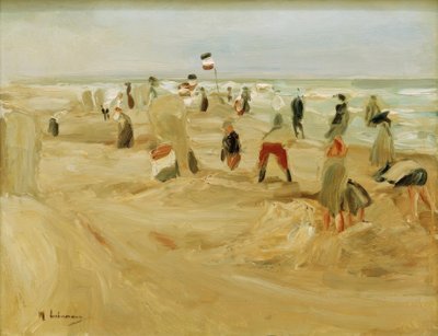 Am Strand von Noordwijk von Max Liebermann